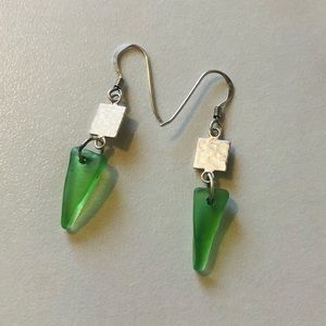 2/$10 Handcrafted PEI Sea Glass Earrings